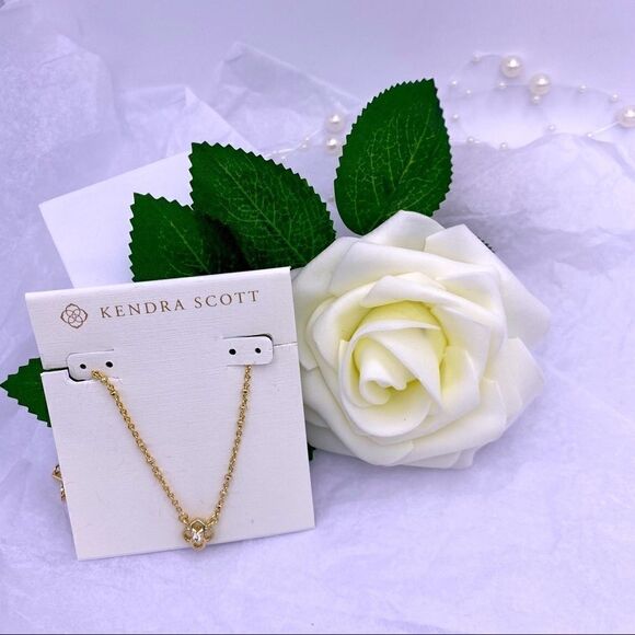 Kendra Scott Gold Beaded Four Clover Necklace - Picture 5 of 12